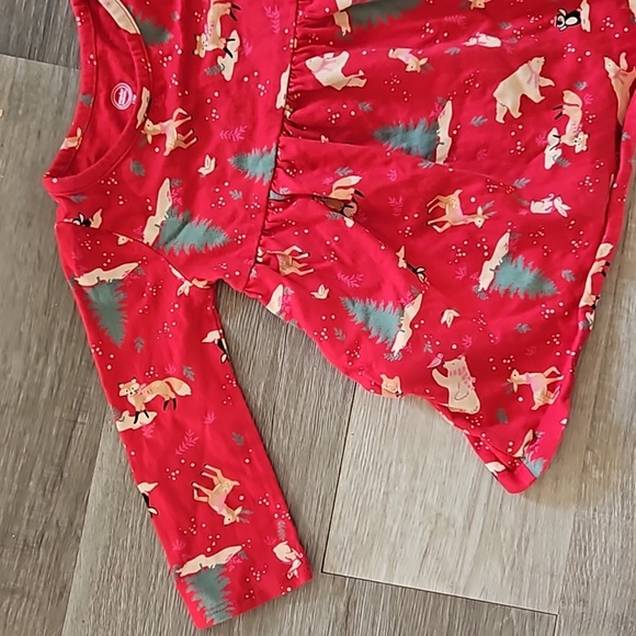 Wonder Nation Red Arctic Baby Girl Dress 12M - Picture 4 of 7